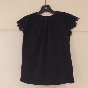 Zara - Black cotton tee shirt